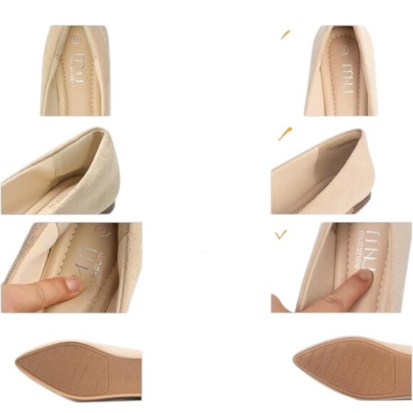 NIB Musshoe Suede Slip on Flats Size 9 Women's - Picture 4 of 5